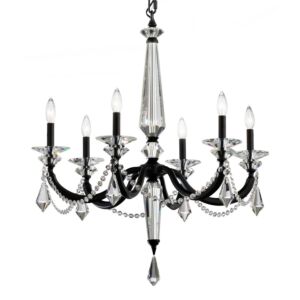 Verona Six Light Chandelier in French Gold by Schonbek