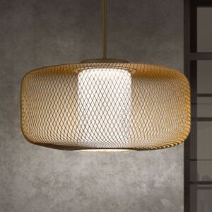 Kodo LED Pendant in Black by Schonbek