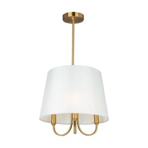 Rhythm 3-Light Pendant in Brushed Gold