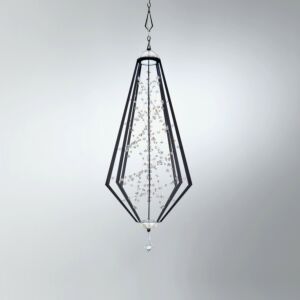 Eternity LED Pendant in Black by Schonbek Forever