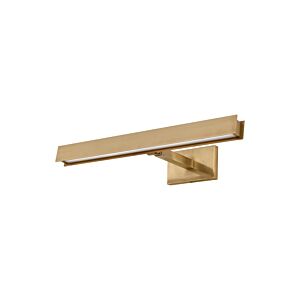 Bau LED Picture Light in Natural Brass by Visual Comfort Modern