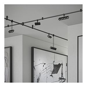  Suspenders® Ceiling Light in Satin Black