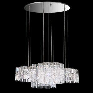 Selene LED Pendant in Stainless Steel by Schonbek