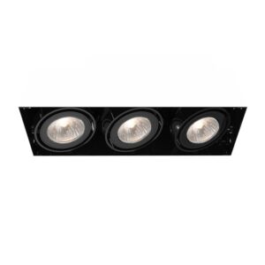 Eurofase Te213Gu10 3-Light Ceiling Light in Metal