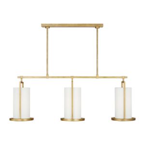 Sherwood 3-Light Chandelier in Coastal Gild