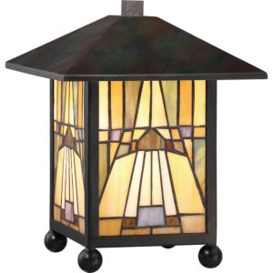 Inglenook One Light Table Lamp in Valiant Bronze by Quoizel