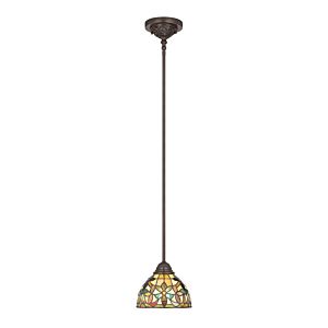 Kami One Light Mini Pendant in Vintage Bronze by Quoizel