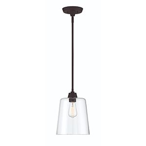 Mpend One Light Pendant in Matte Black by Meridian