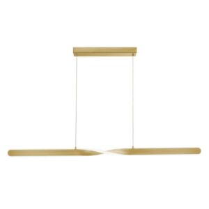 Twist LED Pendant in Satin Brass by AFX Lighting