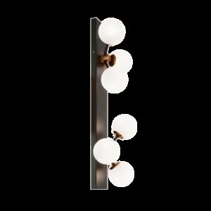 Novu LED Wall Sconce in Aged Gold Brass by Matteo Lighting