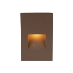 LEDme 1-Light LED Step and Wall Light in Bronze with Aluminum