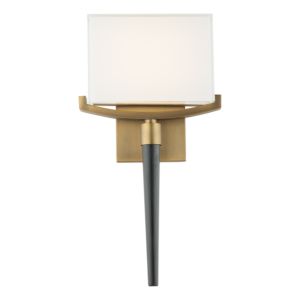 Modern Forms Muse Wall Sconce in Aged Brass