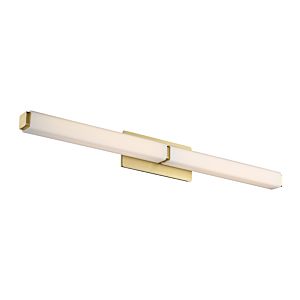  Vogue Bathroom Vanity Light in Brushed Brass