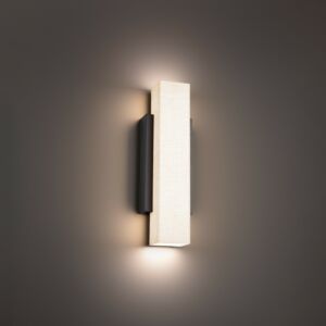 Volga 1-Light LED Wall Sconce in Black