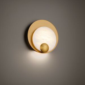 Rowlings 2-Light LED Wall Sconce in Aged Brass