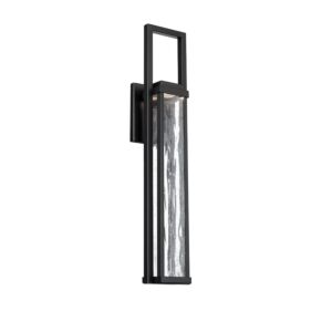 Revere 1-Light LED Outdoor Wall Sconce in Black