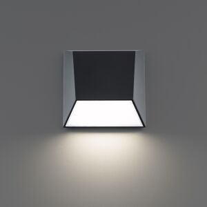 Atlantis 1-Light LED Outdoor Wall Light in Black