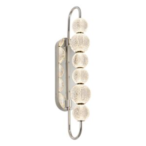 Marni LED Bathroom Vanity Light in Polished Nickel