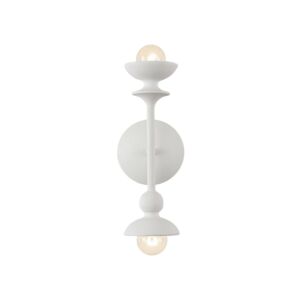 Cadence Two Light Vanity in Antique White by Alora