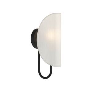 Seno 1-Light Wall Sconce in Matte Black