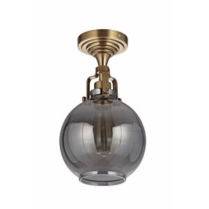 Craftmade Gallery State House 8" Ceiling Light in Vintage Brass