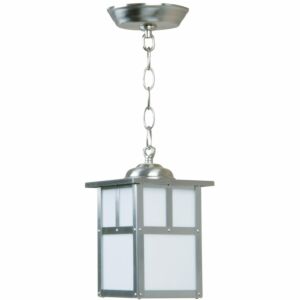 Craftmade Mission 9" Outdoor Hanging Light in Stainless Steel