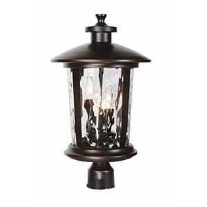 Craftmade Summerhays 17" Outdoor Post Light in Oiled Bronze Gilded