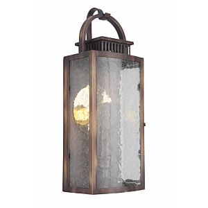 Craftmade Hearth 16" Outdoor Wall Light in Weathered Copper