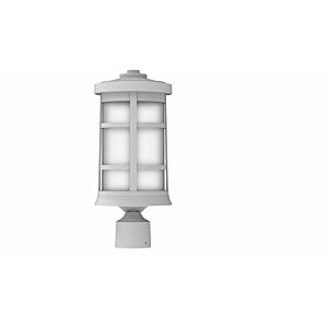 Craftmade Composite Lanterns 17" Outdoor Post Light in Textured White