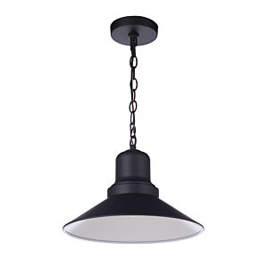 Singleton One Light Outdoor Pendant in Midnight by Craftmade