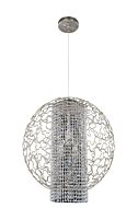 Allegri Mundo Pendant Light in Tarnished Silver