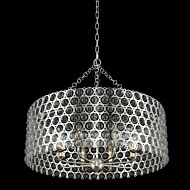 Allegri Vita 8 Light 32 Inch Pendant Light in Polished Silver