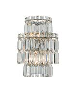 Livelli 2-Light Wall Sconce in Polished Chrome