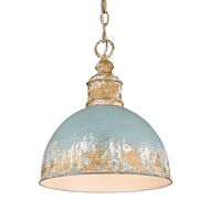 Alison 1-Light Pendant in Vintage Gold