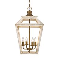 Haiden 4-Light Pendant in Burnished Chestnut