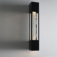 Drita Esterno Outdoor LED Wall Sconce in Matte Black