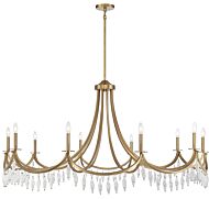 Savoy House Kameron 10 Light Chandelier in Warm Brass