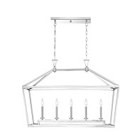 Five Light Linear Chandelier by Savoy House