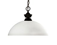 Z-Lite Chance 1-Light Pendant Light In Bronze