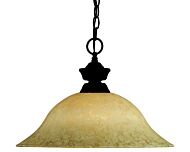 Z-Lite Pendant Lights 1-Light Pendant Light In Bronze