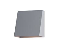 Pathfinder 1-Light LED Outdoor Wall Sconce in Silver