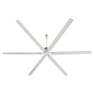 Zeus 120" Ceiling Fan in Satin Nickel