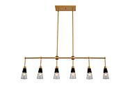 Six Light Island Pendant by Kalco