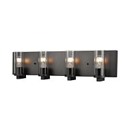 DVI Sambre 4-Light Bathroom Vanity Light in Multiple Finishes and Graphite