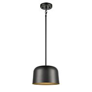 DVI Tuque 1-Light LED Mini-Pendant in Graphite