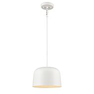 DVI Tuque 1-Light LED Mini-Pendant in Matte White