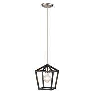 DVI Cabot Trail 1-Light Mini-Pendant in Satin and Graphite