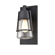 DVI Lake Of The Woods Outdoor 1-Light Wall Sconce in Black