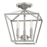 Three Light Ceiling Mount by Quorum