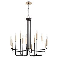 12 Light Chandelier by Quorum